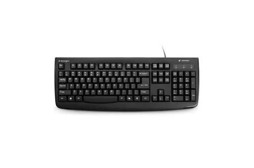 Teclado For Life Lavable Alámbrico Negro Kensington K64407, Antimicrobiano, Color Negro 2