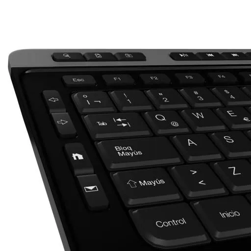 Kit Mouse y Teclado Klip Xtreme Magnifik Wireless Duo, Teclado Silencioso, Mouse 6 Botones 5