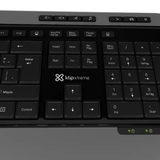 Kit Mouse y Teclado Klip Xtreme Magnifik Wireless Duo, Teclado Silencioso, Mouse 6 Botones 6
