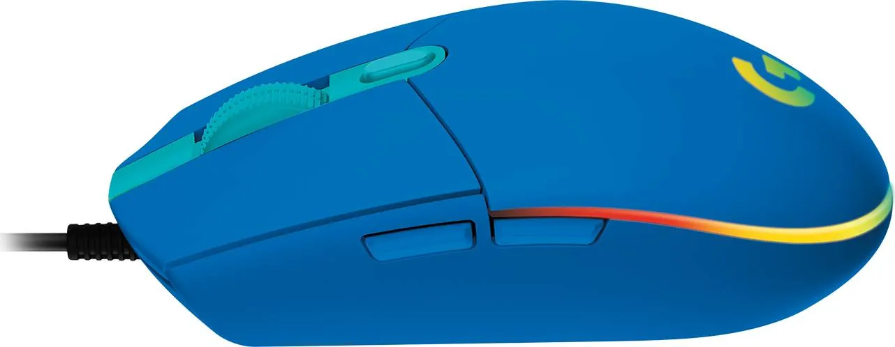 Mouse Gamer Logitech G203 Lightsync, 6 Botones, 8000DPI, Celeste 2