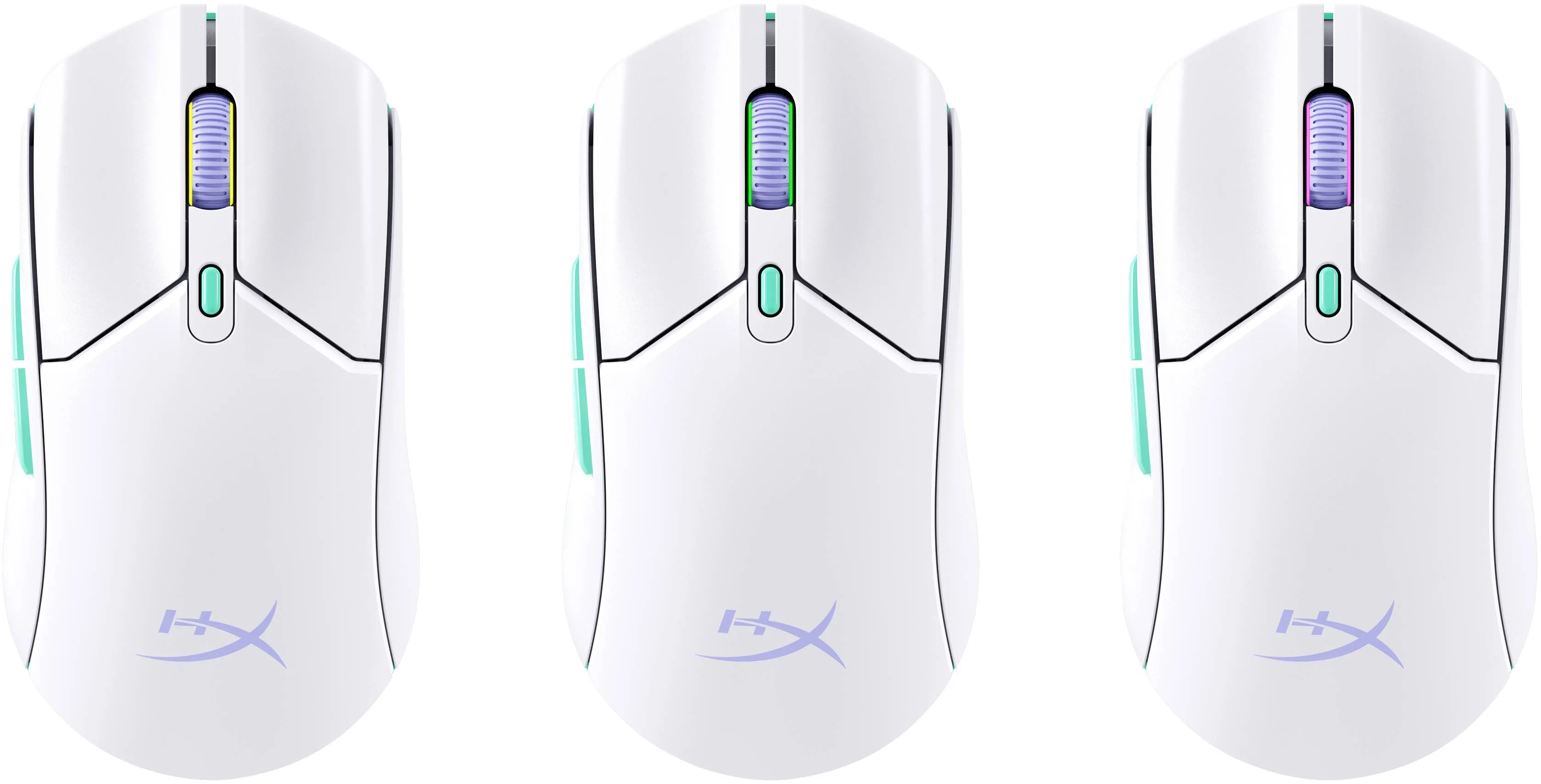 Mouse Gamer Inalámbrico HyperX Haste 2 Core Wireless, 12000 DPI, 70g, Bluetooth, 2.4GHz, White 5