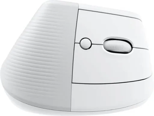Mouse Ergonómico Logitech Lift, 6 Botones, 4000DPI, Bluetooth, White/Pale Grey 3