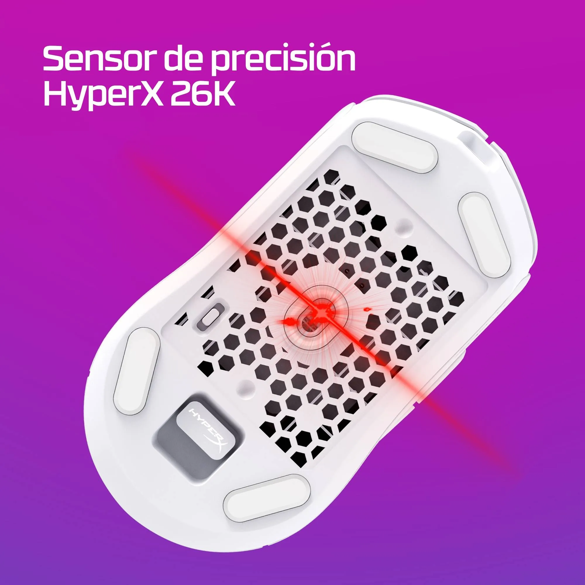 Mouse Gamer HyperX Pulsefire Haste 2, Wireless, USB, Bluetooth, Color Negro 9