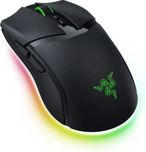Mouse Gamer Inalámbrico Razer Cobra Pro, 2.4GHz y BT, Sensor Focus Pro 30K DPI, Chroma RGB 5