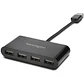 Hub USB Kensington Pockethub Mini 2.0, 4 Puertos USB, Negro - Miniatura 3