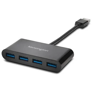 Hub USB Kensington UH4000, 4 x SuperSpeed USB 3.0, Negro