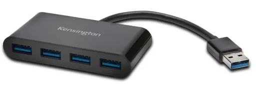 Hub USB Kensington UH4000, 4 x SuperSpeed USB 3.0, Negro 3
