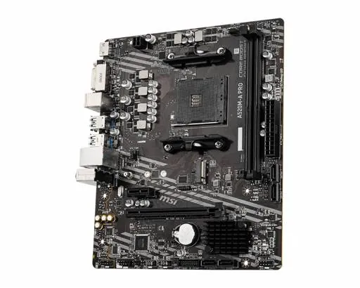 Placa Madre MSI A520M-A PRO, Socket AM4, 2xDDR4, 1xM.2, micro-ATX 3