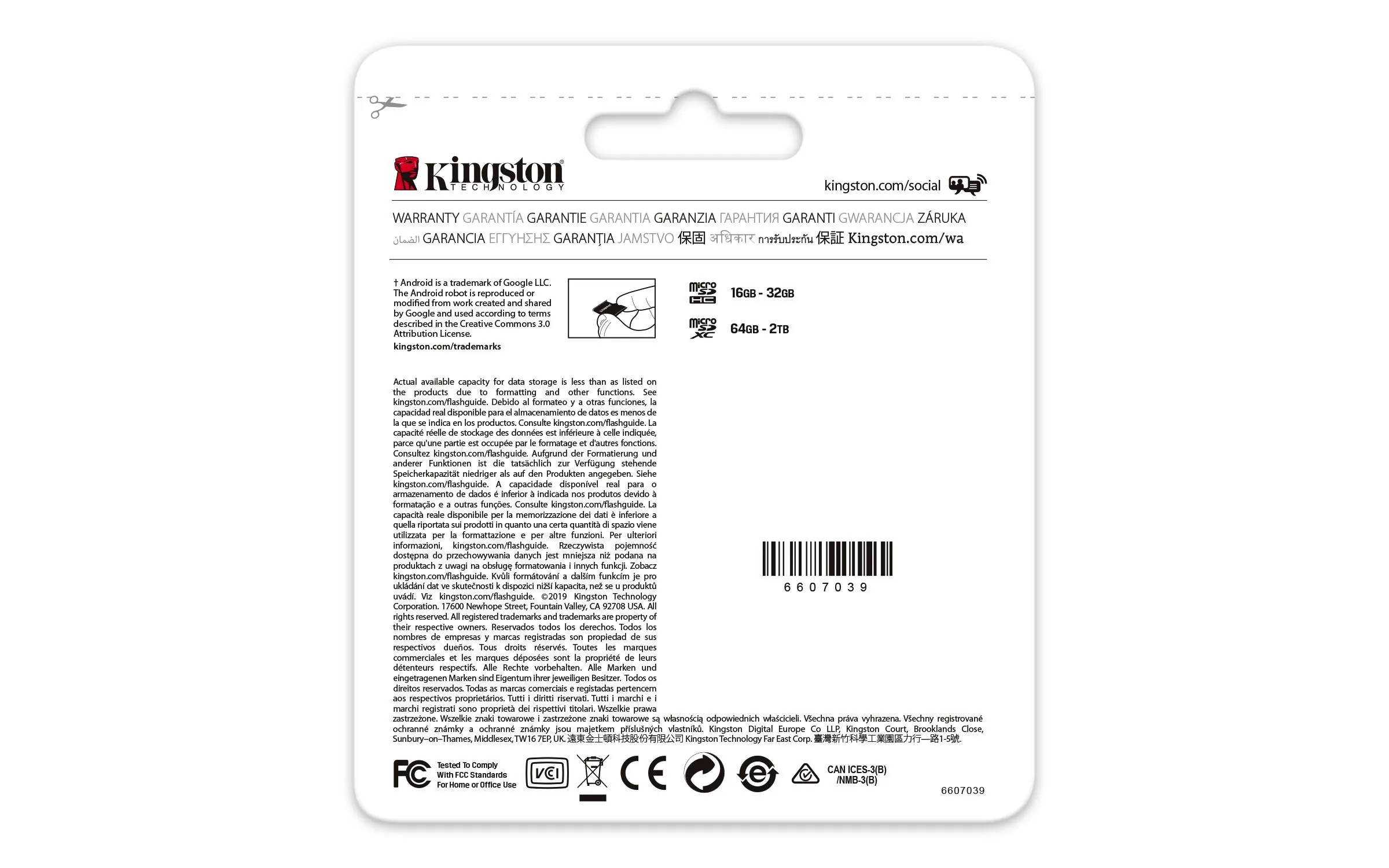 Tarjeta de Memoria MicroSDXC Kingston 256GB Canvas Go! Plus, UHS-I , 1133x 5