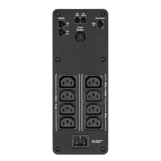 UPS APC BR1200SI Back-UPS Pro 1200VA 230V, Sinewave, AVR, LCD, 8 Salidas IEC 4