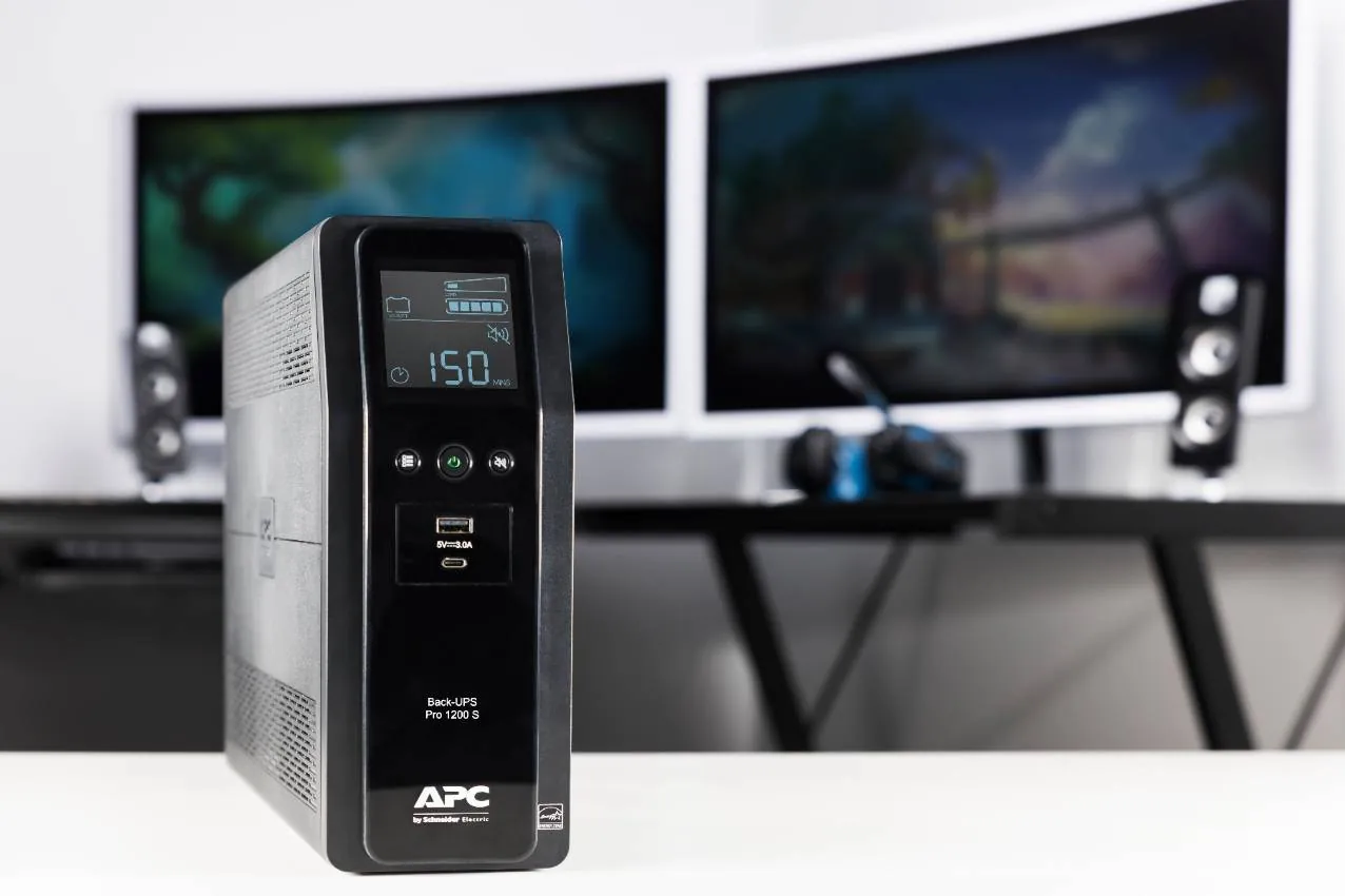 UPS APC BR1200SI Back-UPS Pro 1200VA 230V, Sinewave, AVR, LCD, 8 Salidas IEC 10
