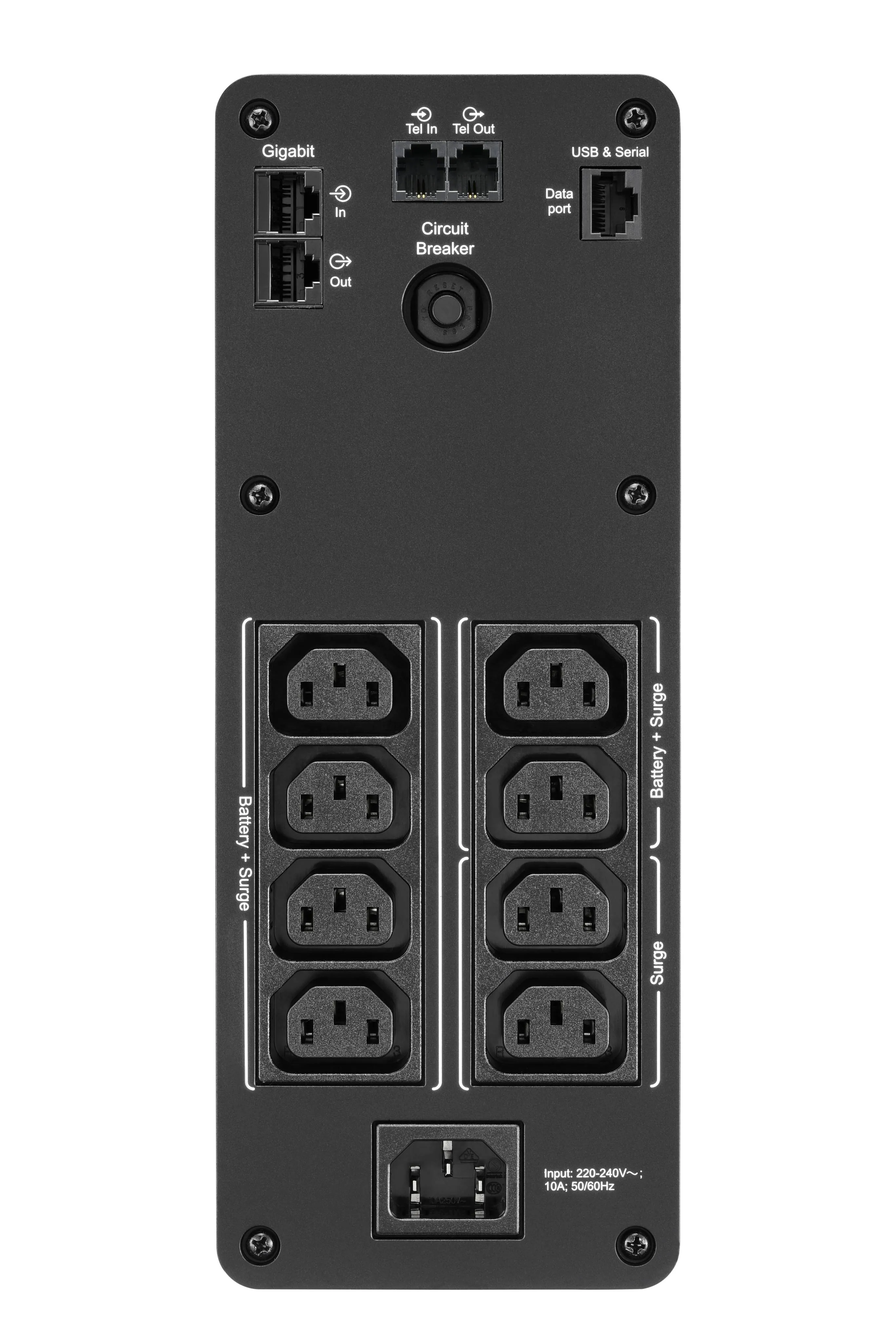 UPS APC BR1200SI Back-UPS Pro 1200VA 230V, Sinewave, AVR, LCD, 8 Salidas IEC 7