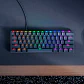 Teclado Gamer Razer Huntsman Mini Black, 60%, Switches Razer Purple, Chroma RGB, Español - Miniatura 2