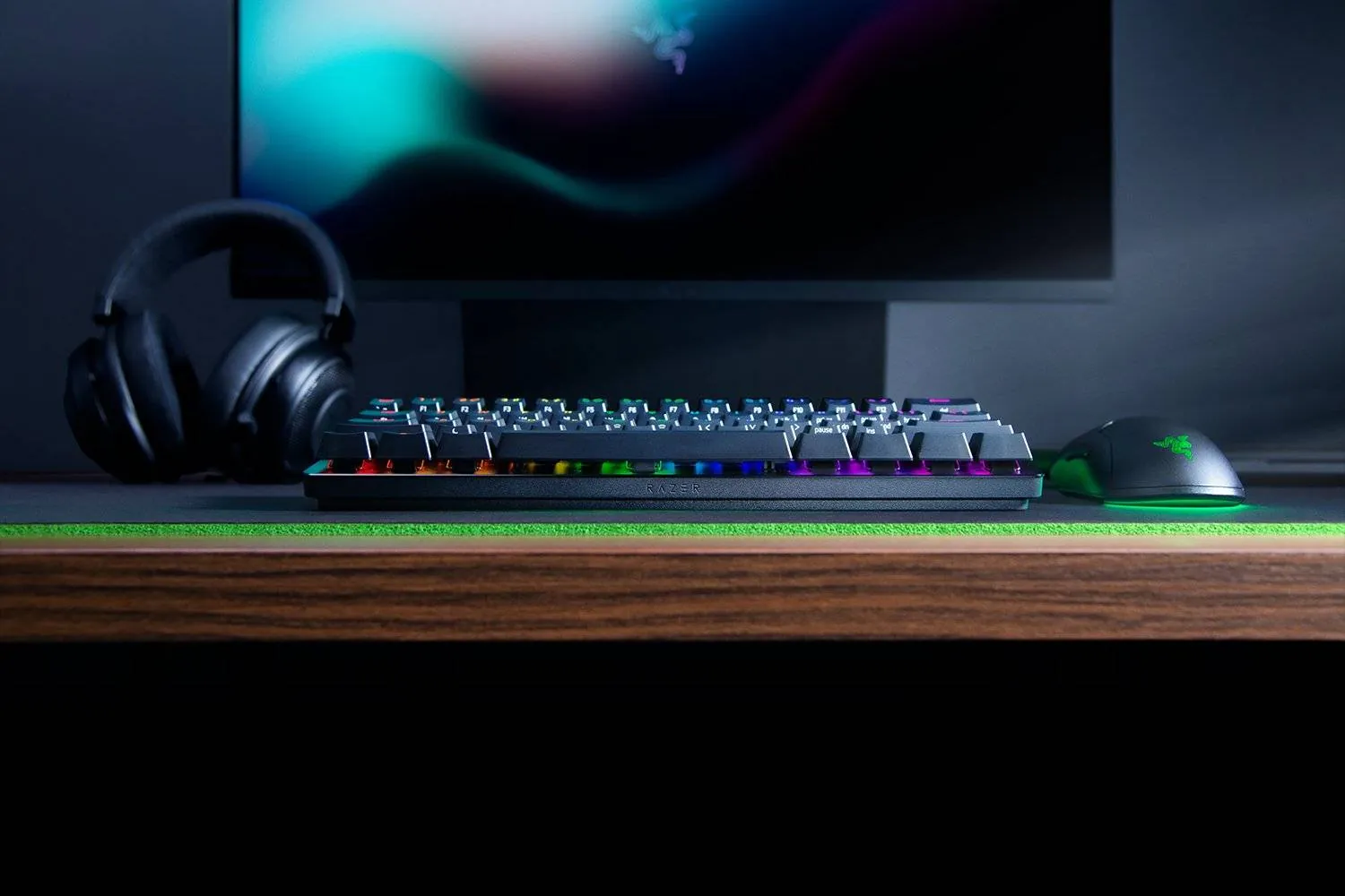 Teclado Gamer Razer Huntsman Mini Black, 60%, Switches Razer Purple, Chroma RGB, Español 4