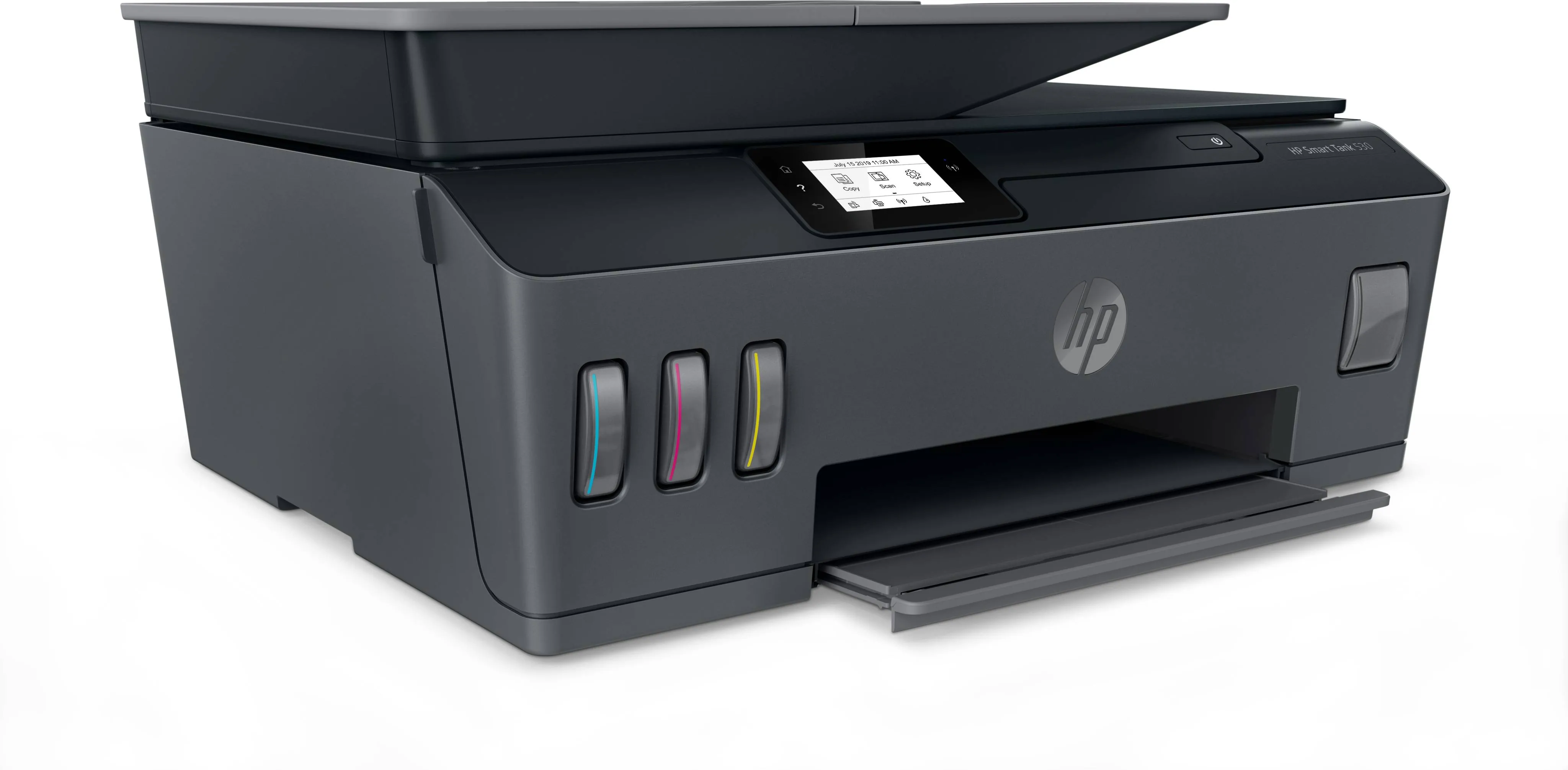 Impresora Multifuncional tinta color HP Smart Tank 530 Wireless, 22 ppm/negro, 16 ppm/color, Wifi 4