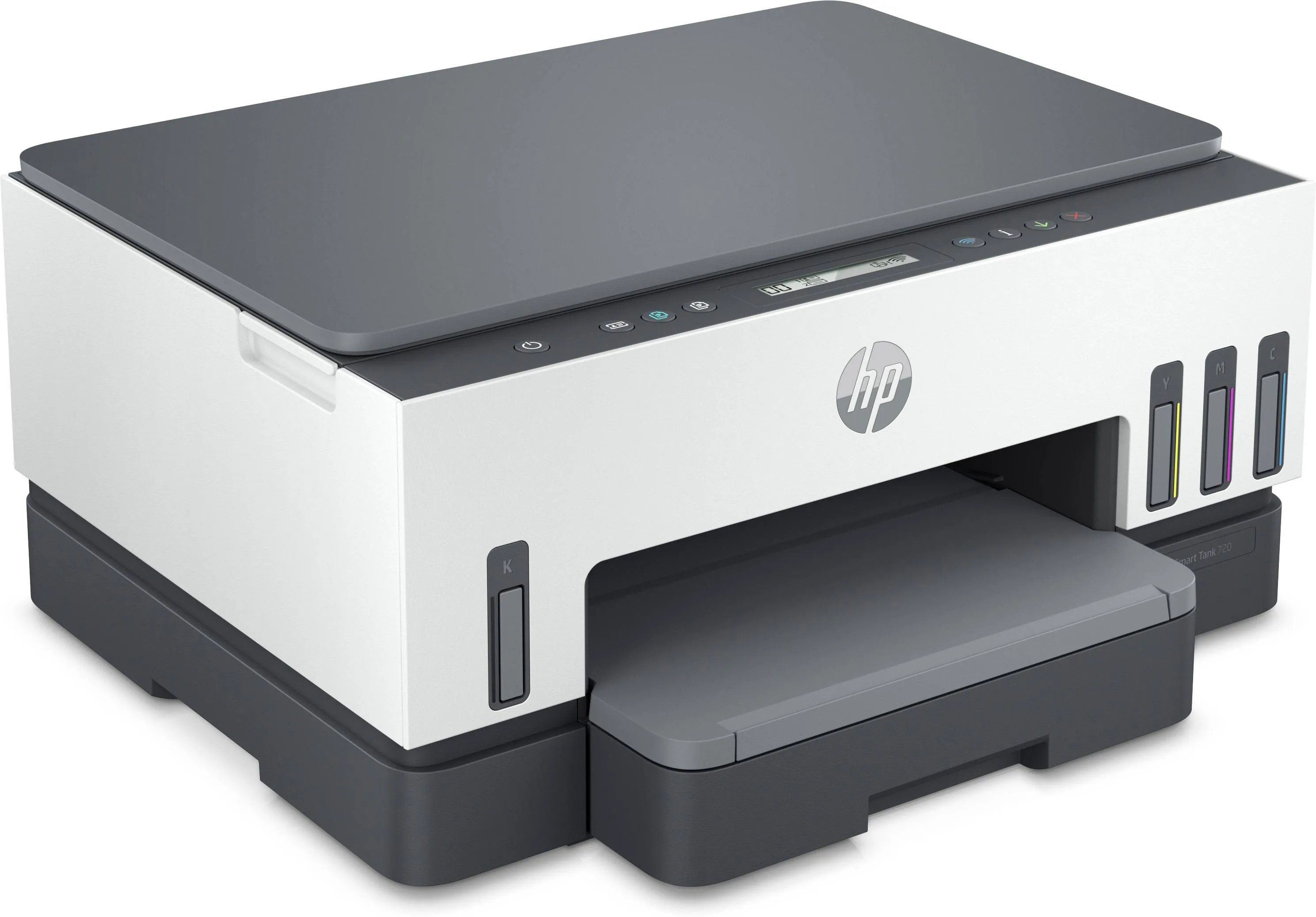 Impresora Multifuncional tinta color HP Smart Tank 720, 15 ppm/negro, 9 ppm/color, Bluetooth, Wi-Fi 3