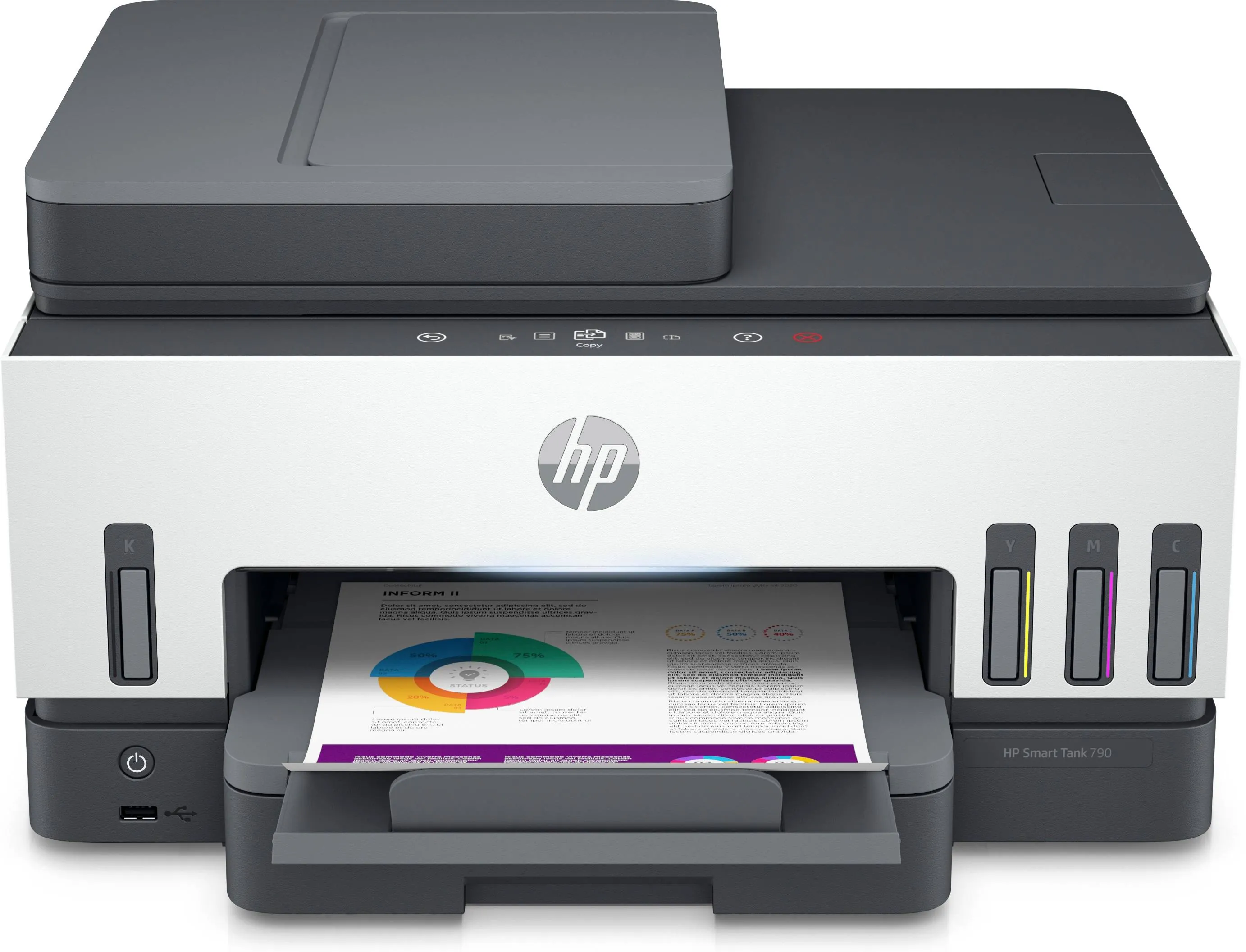 Impresora Multifuncional HP Smart Tank 790, Copiadora/Escáner/Fax, Wi-Fi, Bluetooth, USB 7