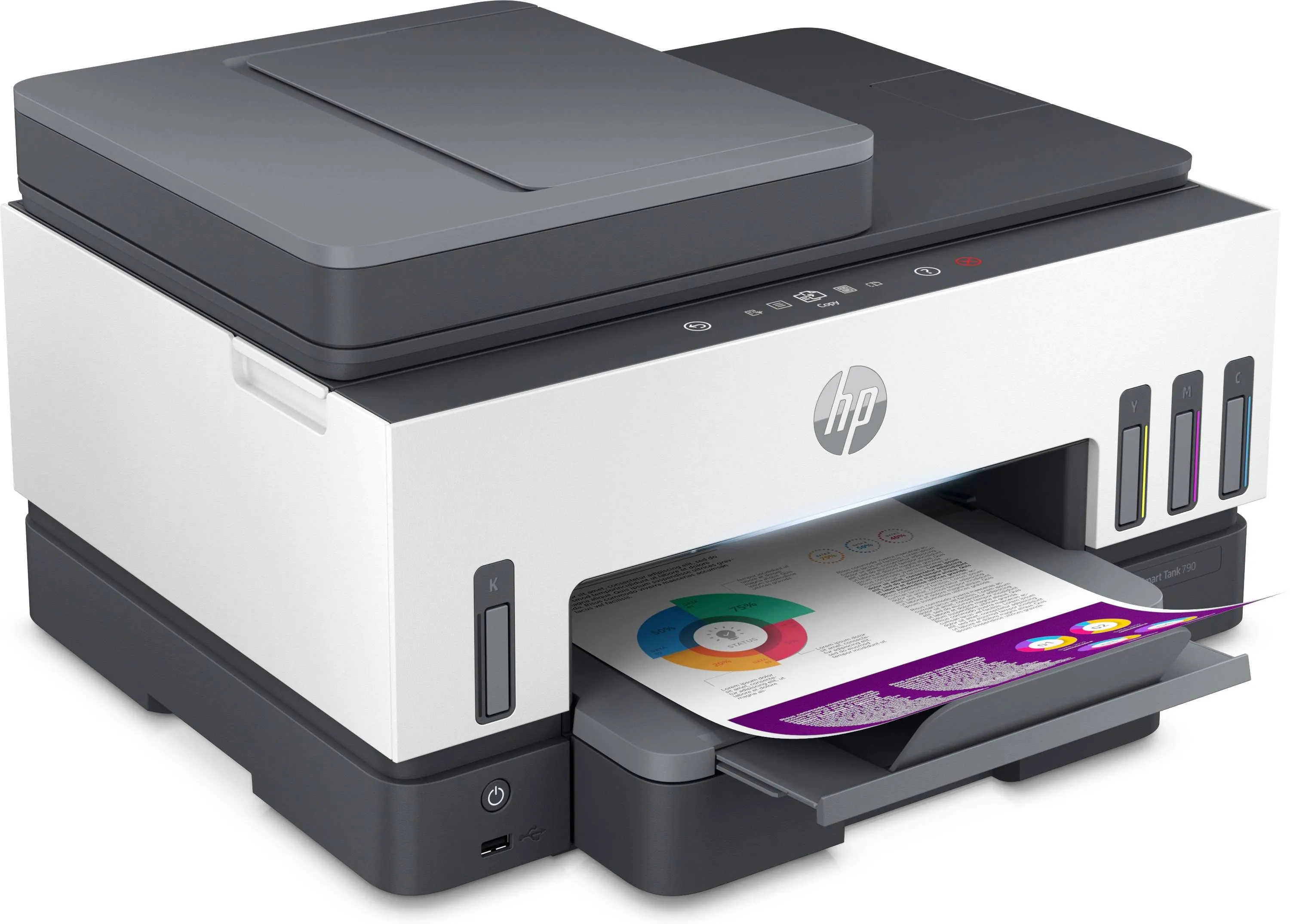 Impresora Multifuncional HP Smart Tank 790, Copiadora/Escáner/Fax, Wi-Fi, Bluetooth, USB 10