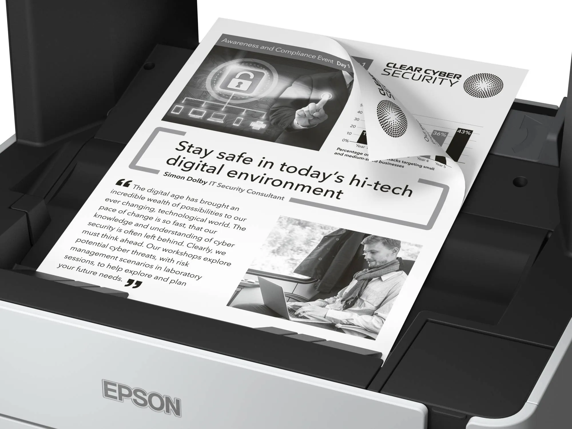 Impresora Multifuncional tinta monocromática Epson EcoTank M2170, 20 ppm, Ethernet ,Wi-Fi, USB 2.0 9