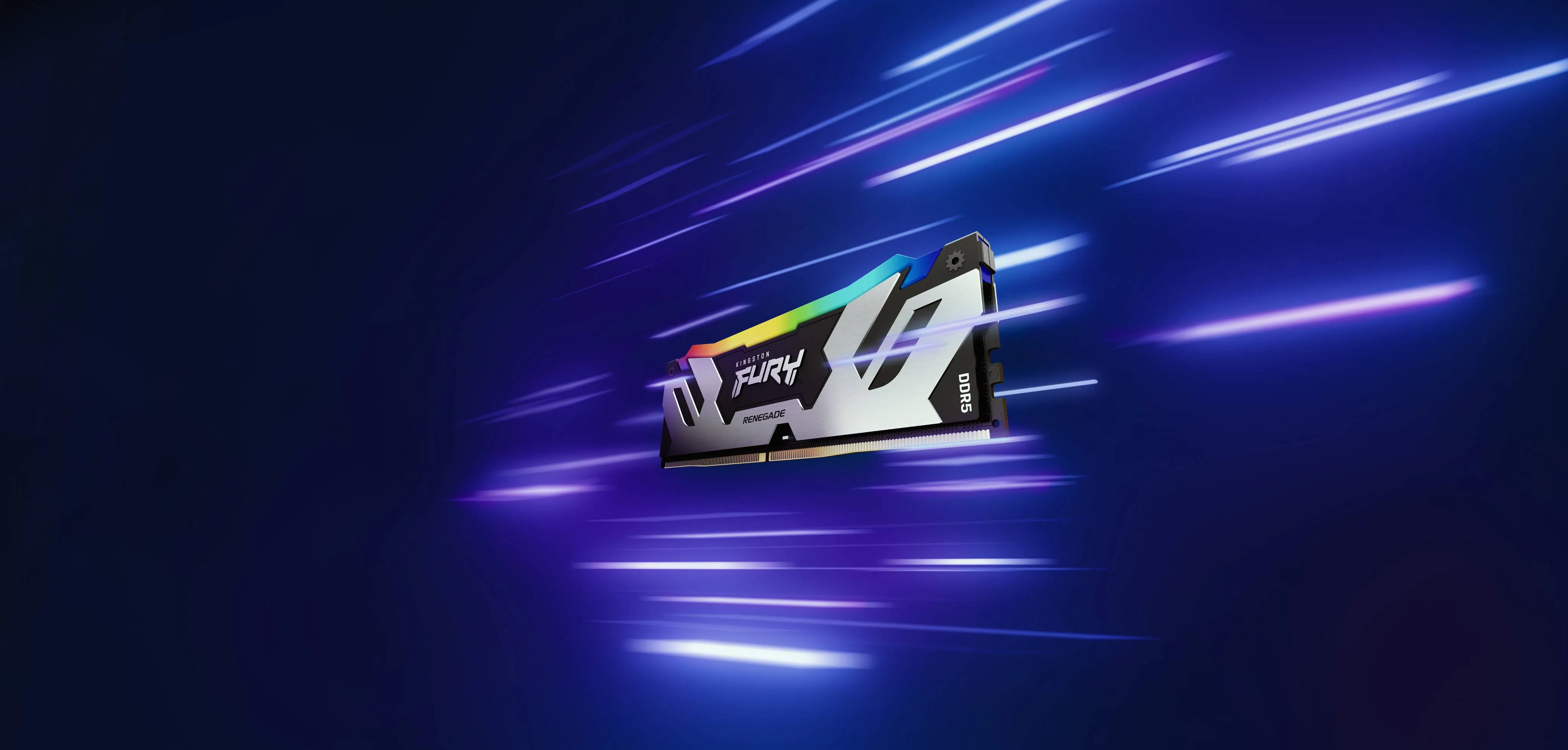 Memoria RAM DDR5 24GB 7200MT/s Kingston Fury Renegade Silver/Black RGB XMP,CL38, DIMM, 1.4V 8