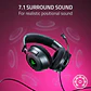 Audífonos Gamer Razer Kraken V4 X, 7.1, Micrófono retráctil, USB-C, Color Negro - Miniatura 6