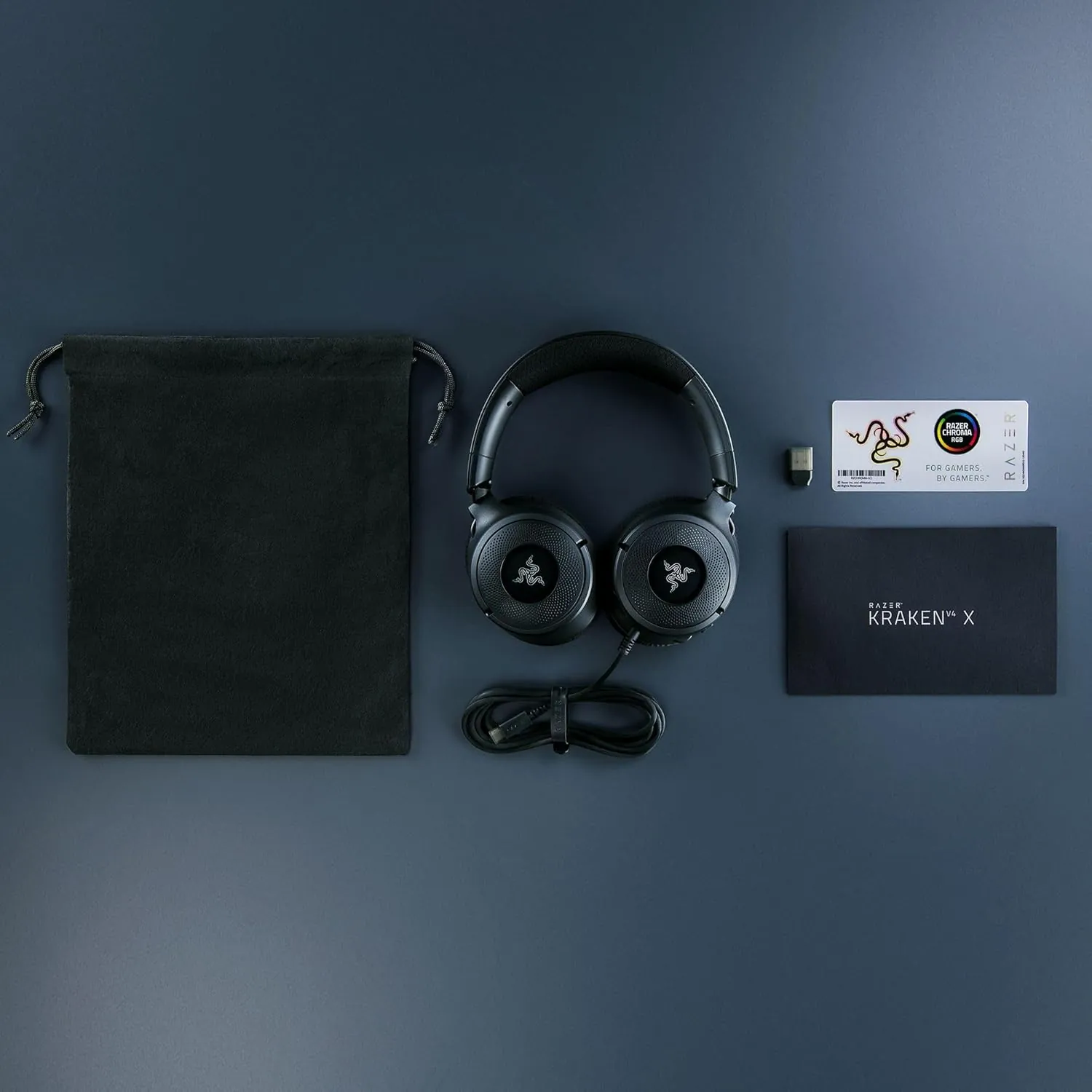 Audífonos Gamer Razer Kraken V4 X, 7.1, Micrófono retráctil, USB-C, Color Negro 10