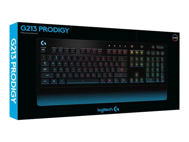 Teclado Gamer Logitech G213 Prodigy, Mecánico, Español, RGB, Full Size, Color Negro 7