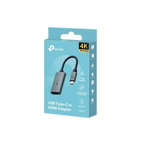 Adaptador USB-C a HDMI TP-Link UA520C - 4K@60Hz, Plug & Play, Compatible Universal 3