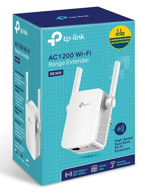 Repetidor Inalámbrico Wifi TP-Link AC1200 RE305 5
