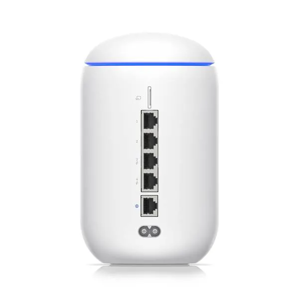 Router Ubiquiti UniFi Dream Router, WiFi 6, 4 Puertos, 2.4/5GHz, Almacenamiento 128GB, Blanco 3