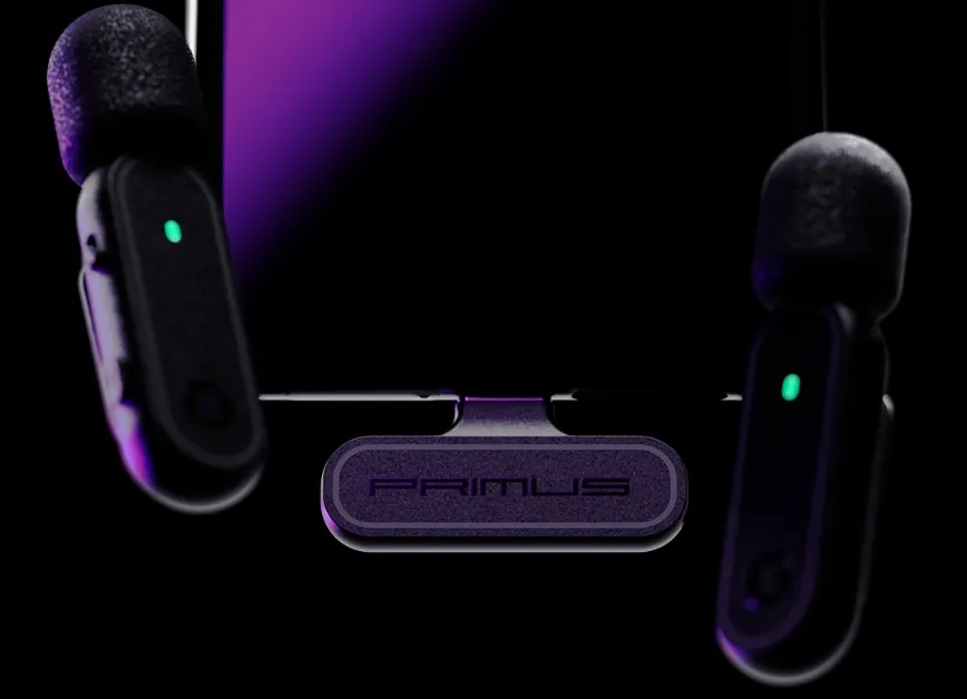 Micrófono Primus Gamer Inalámbrico con estuche de carga 3