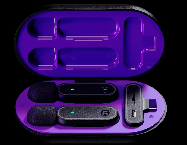 Micrófono Primus Gamer Inalámbrico con estuche de carga 4