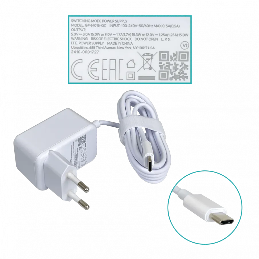 UBIQUITI 1-2500 4-1000 IDS/IPS SD-WAN inc-5V USB-C BTE UniFi Gateway 4