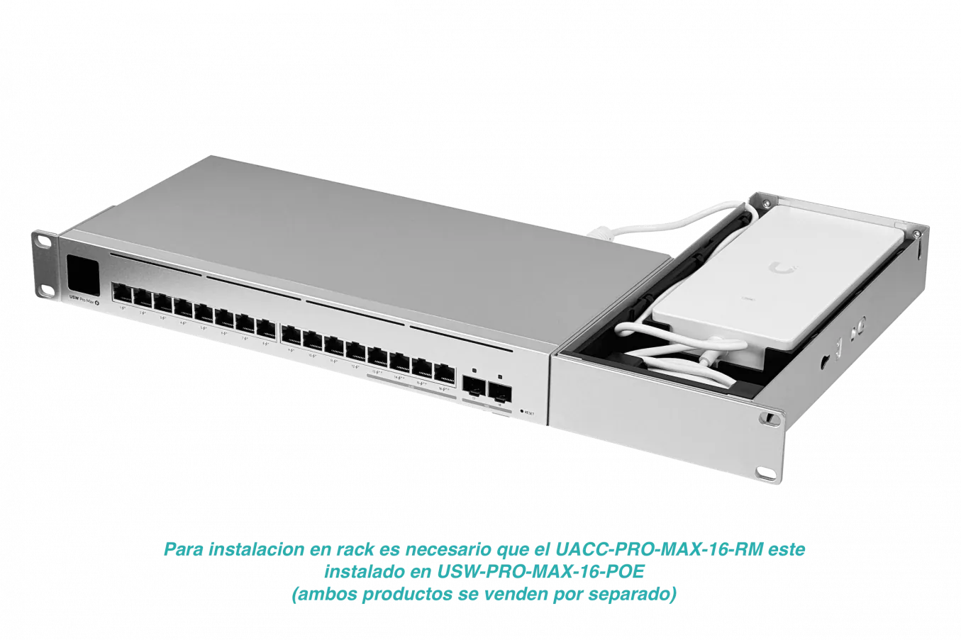 Switch de Capa 3 con PoE para Redes Empresariales, Ubiquiti UniFi Switch Pro Max 16 PoE 8