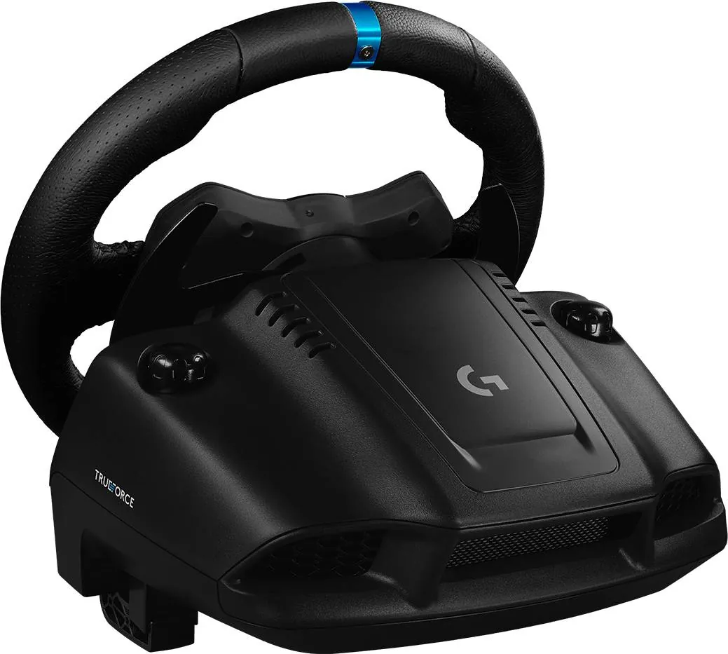 Volante Logitech G923 TRUEFORCE para Xbox One, Diseño Premium, Doble Embrague, Pedales incluidos 3