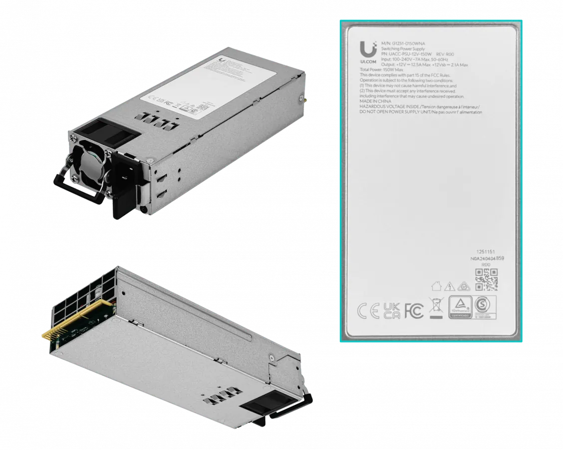 UBIQUITI 2-2500 2-SFP+10G 2-SFP28-25G 2-220VAC Unifi Cloud Gateway 7