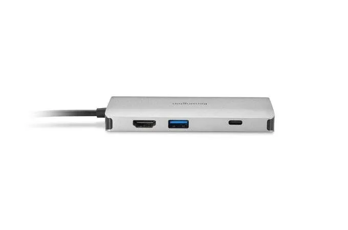 Hub USB Kensington UH1400p, USB-C, HDMI, USB 3.0, Lector de Tarjetas, Plateado 2