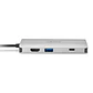 Hub USB Kensington UH1400p, USB-C, HDMI, USB 3.0, Lector de Tarjetas, Plateado - Miniatura 2