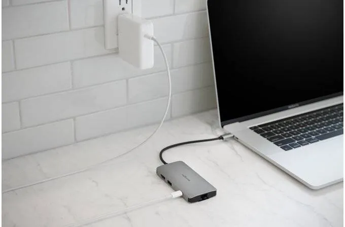 Hub USB Kensington UH1400p, USB-C, HDMI, USB 3.0, Lector de Tarjetas, Plateado 9