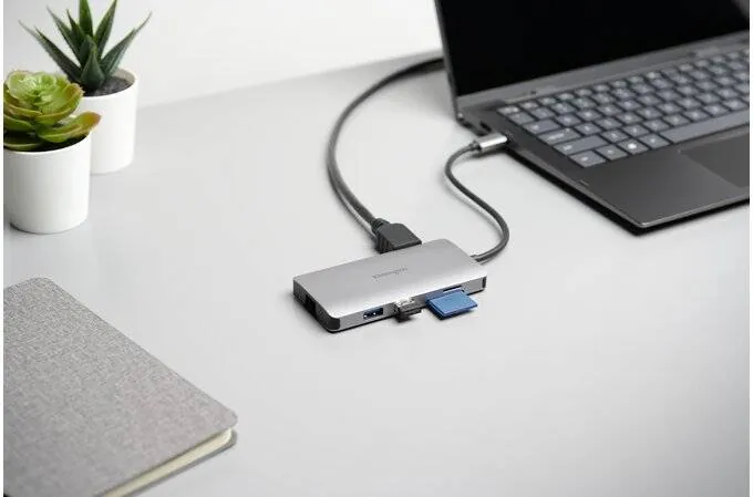 Hub USB Kensington UH1400p, USB-C, HDMI, USB 3.0, Lector de Tarjetas, Plateado 10