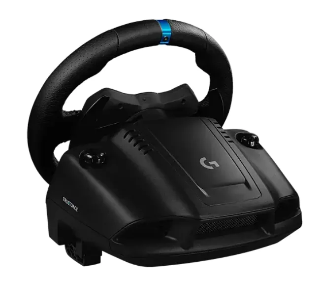 Volante Logitech G923 con Pedales TRUEFORCE para PS4, Diseño Premium, Doble Embrague 4
