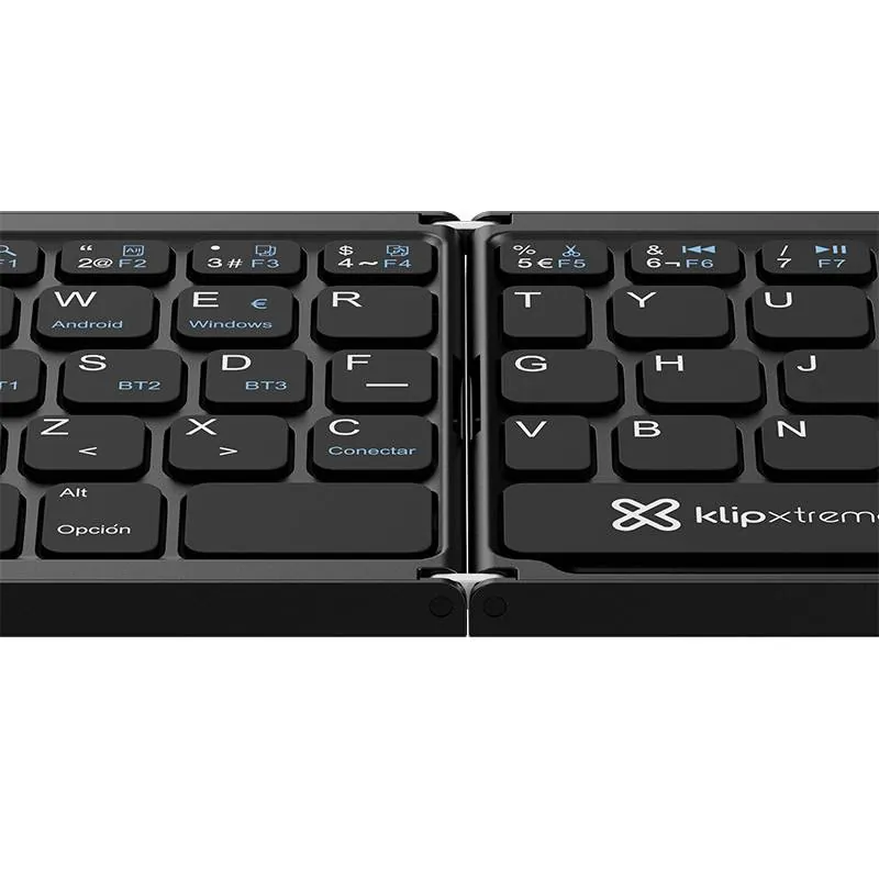 Teclado Inalámbrico Plegable con Panel Táctil, Bluetooth 5.0, Klip Xtreme KCK-650S-BK - Español 3