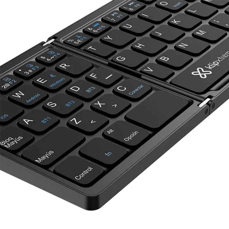 Teclado Inalámbrico Plegable con Panel Táctil, Bluetooth 5.0, Klip Xtreme KCK-650S-BK - Español 4