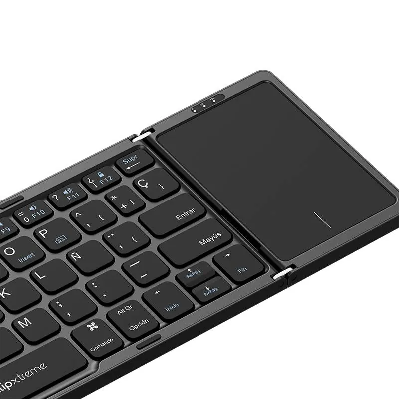 Teclado Inalámbrico Plegable con Panel Táctil, Bluetooth 5.0, Klip Xtreme KCK-650S-BK - Español 7