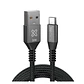 Cable Trenzado USB-A a USB-C Klip Xtreme PowerGo 050 30W 1.8 - Miniatura 2
