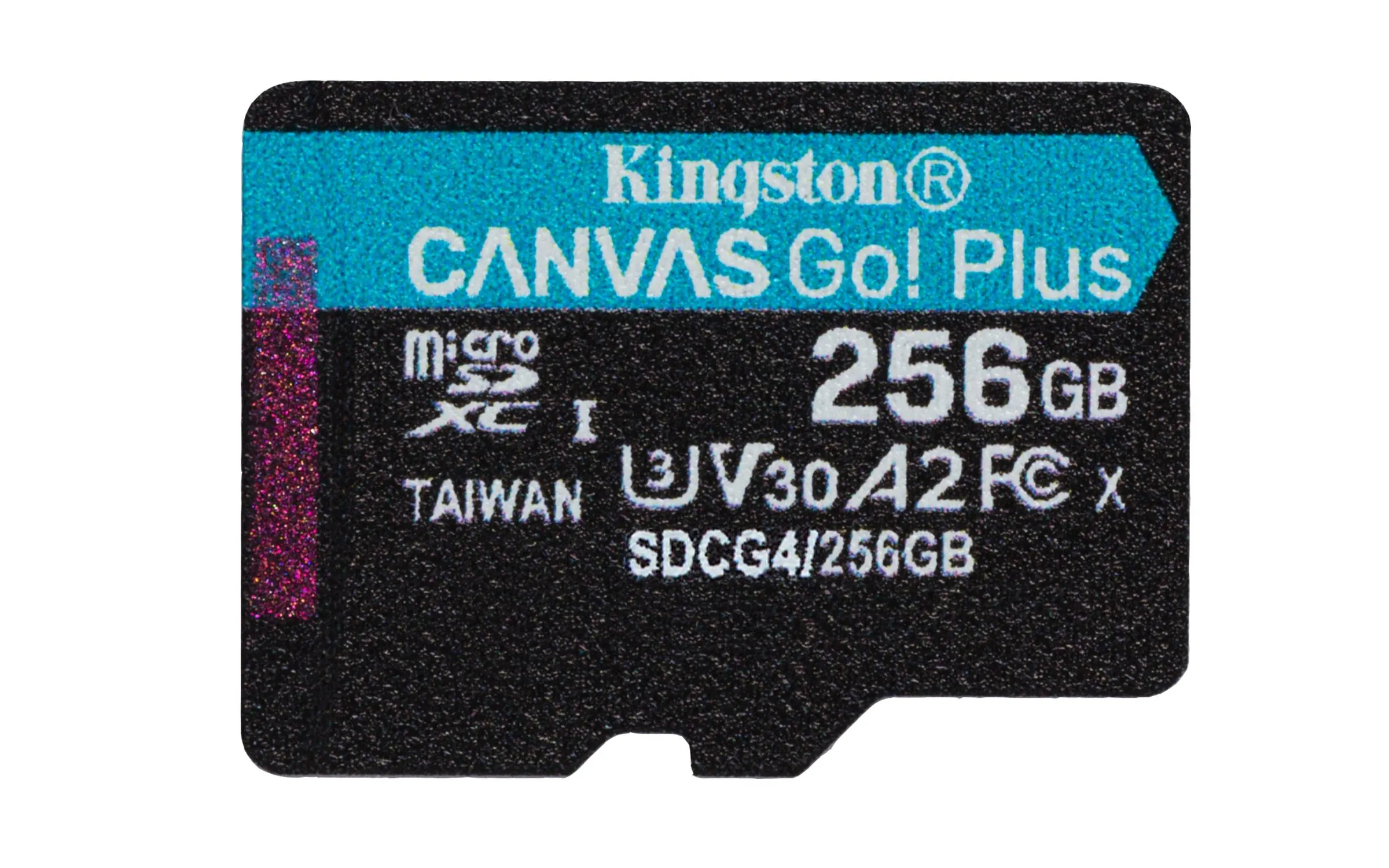 Memoria microSD Kingston Canvas Go! Plus 256GB microSD V30 + Adaptador SD 6