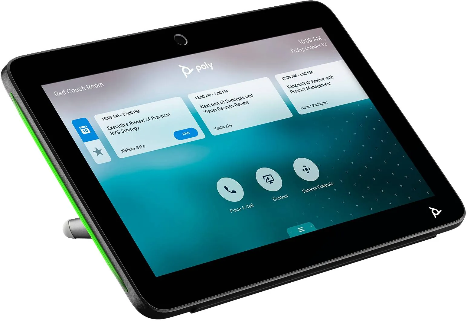 Control Táctil para Videoconferencias, PoE, Poly TC10 Touch Controller 10.1'' - Color negro 2