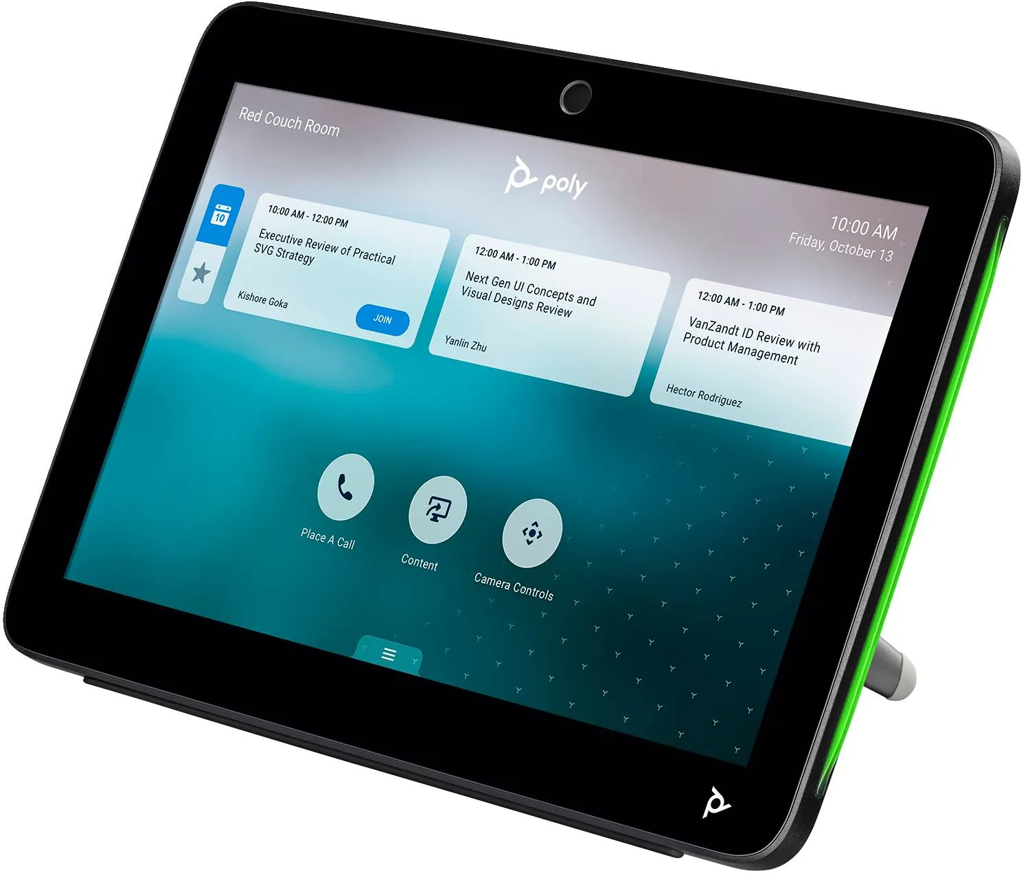 Control Táctil para Videoconferencias, PoE, Poly TC10 Touch Controller 10.1'' - Color negro 3