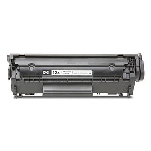 Cartucho de Tóner Original HP 12A Negro LaserJet, Rendimiento: ~2.000 páginas