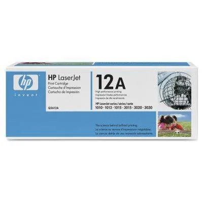 Cartucho de Tóner Original HP 12A Negro LaserJet, Rendimiento: ~2.000 páginas 2